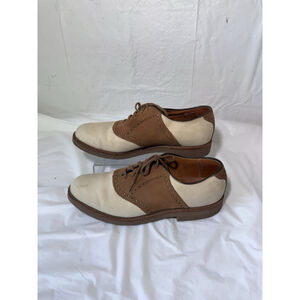 Vintage Walk Over Saddle Oxford Nubuck Suede and Leather Mens 8.5
